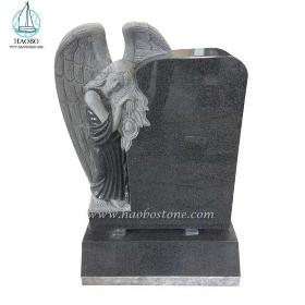 Granite G654 Monument Angel Carved Tombstone Headstone