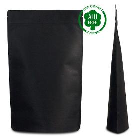 Stand-up pouches black kraft paper High Barrier XXS