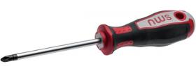 Screwdriver for cross slotted screws PZ