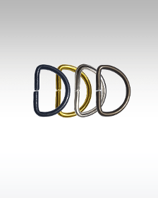 D-rings(3mm Thickness) Un-welded (100pcs Per Bag)