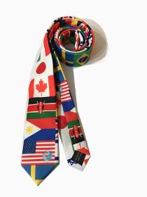 Personalized printed silk ties made to measure, handcrafted