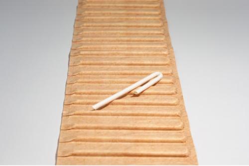 U-shaped paper straw