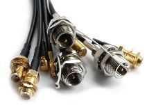 RF Bulk Head Cable FME/M Bulkhead to MMCX/M-RA