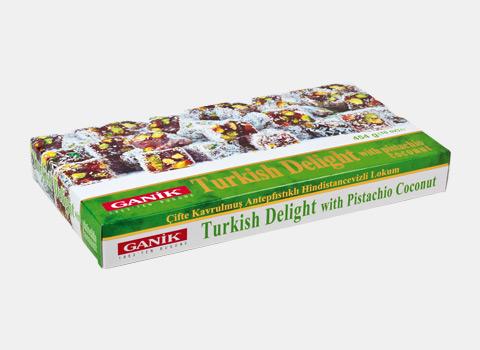 Turkish Delight with Pistachio Coconut Double Roasted 454 g