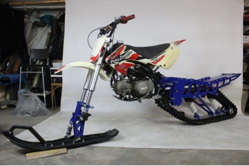 Snowbike KIT for motorcycle 250 cubic cm.