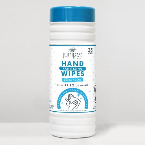 Juniper Clean Hand Sanitizing Wet Wipes 