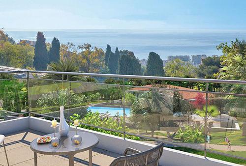 New apartment Roquebrune Cap Martin sea views and pool