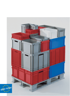 EURO standard containers and trays