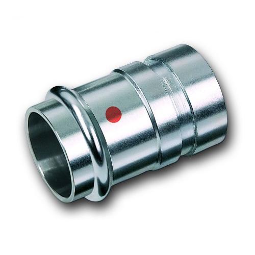Adaptor with male plain end, Stainless steel