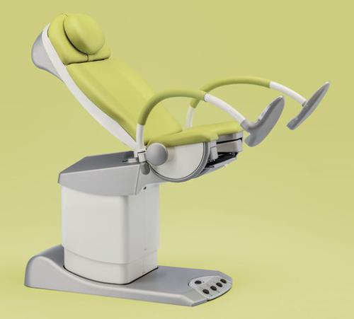 Examination and treatment chair for gynaecology