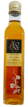 Organic Cider Vinegar with peper of Espelette 5 %