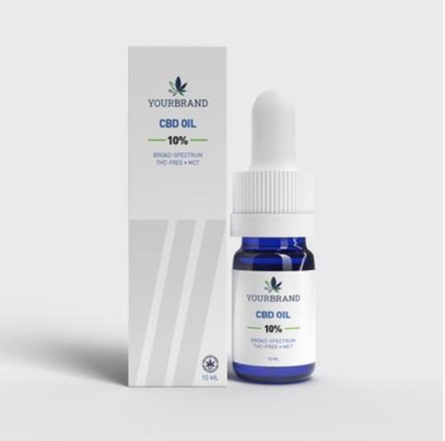 CBD Broad Spectrum Oil with additional plant extract- White Label
