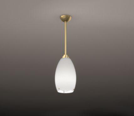 Egg shaped pendant light