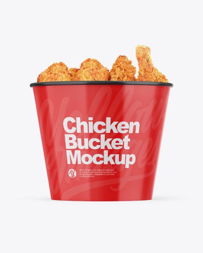 Fried chicken food bucket