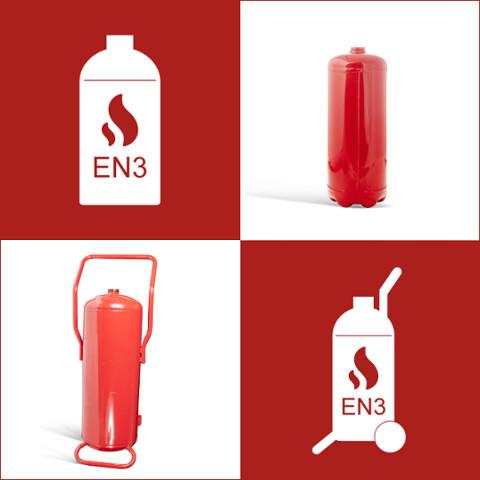 Fire extinguisher cylinders