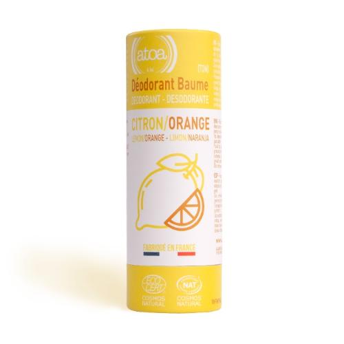 Organic deodorant balm Atoa Citrus