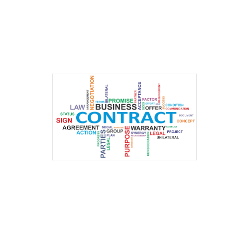 Creation and modification of different types of contracts