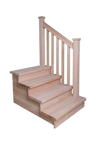 Oak and beech stairparts