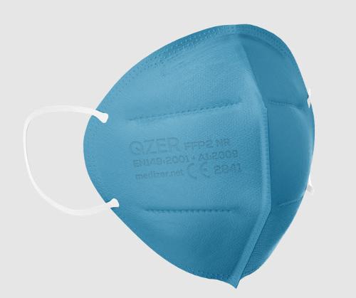 Medizer Qzer Color Series 5 Layer Best FFP2 Mask Blue