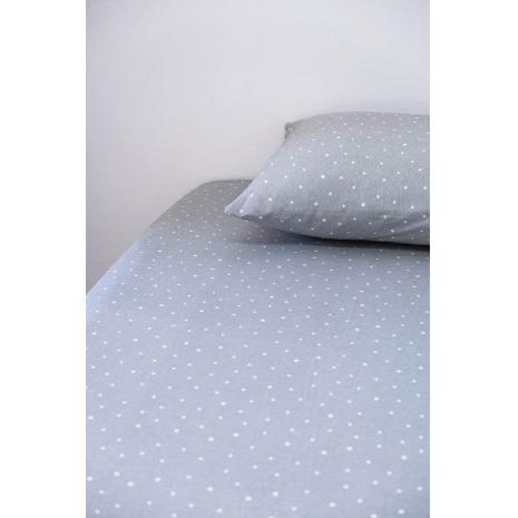 Printed dots bed linen sleep knit set