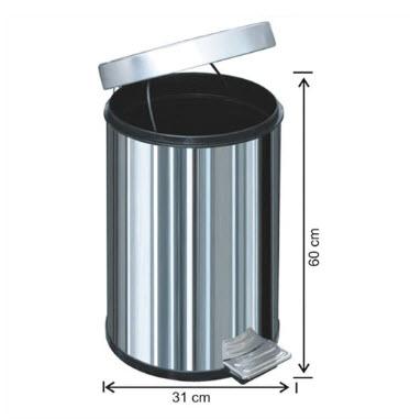 INDOOR DUSTBIN WITH PEDAL 1020