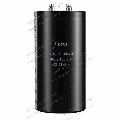 Liron LQ3Xsmall size high voltage screw terminal aluminum electrolytic capacitor