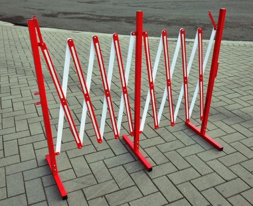 Scissor fence metal - approx. 16 kgss - H 1 m - extensib ...