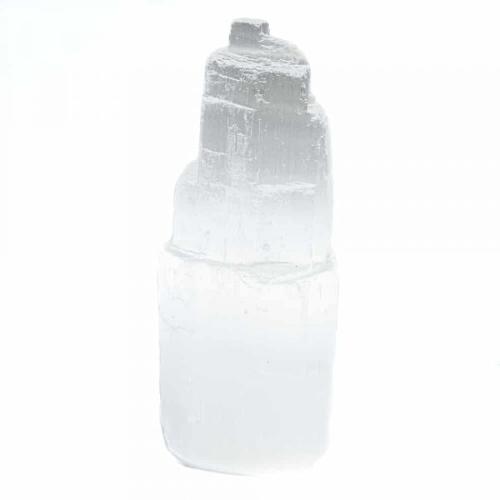 Selenite Tower ‘Iceberg’ 10 cm