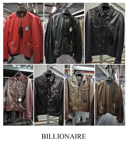 BILLIONAIRE, men's leather jackets