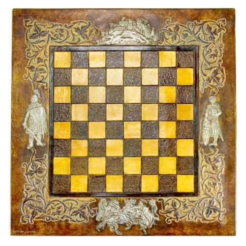 Leather Chessboard Medieval