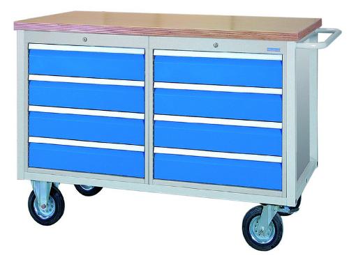 Mobile Workbench 1200 M with 8 drawers