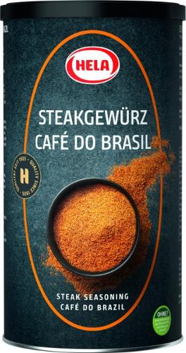 Hela Steak Pepper Café do Brasil 750g. Grill pieces. Spices.