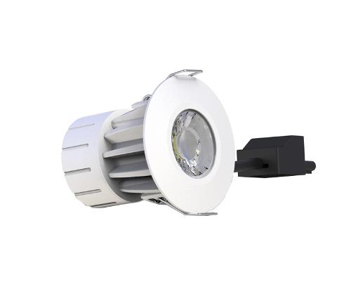 Fire Rated LED Recessed Downlight - 8W, IP65, Ø80 mm