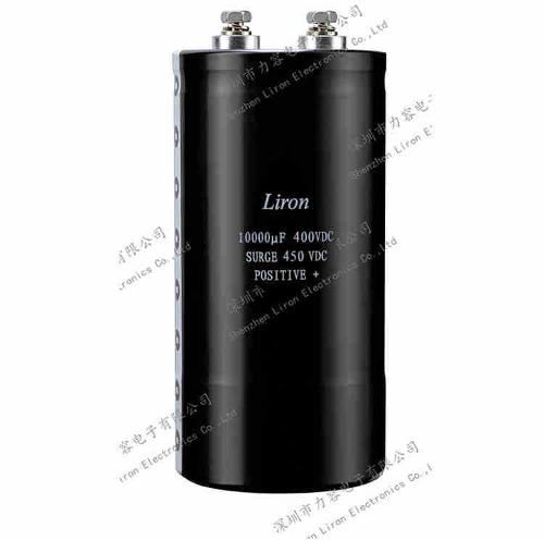 Liron LHR3X 105 centigrade screw terminal aluminum electrolytic capacitor