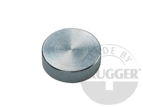 Flat pot magnets SmCo, galvanized