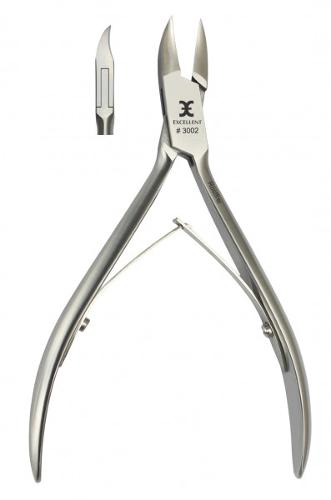 Excellent nail nippers 13 cm, cutting edge light version