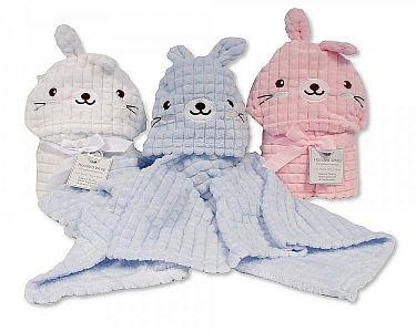 Baby Hooded Wrap - Rabbit 