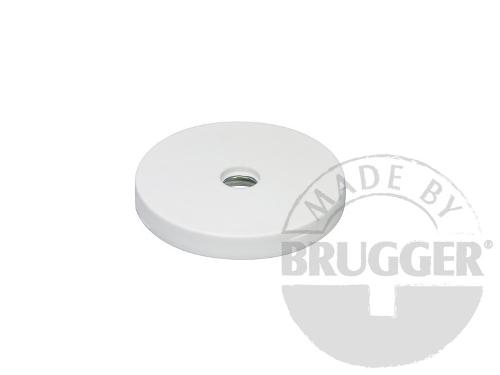 Magnet assembly, NdFeB, rubber coat white, with bore...