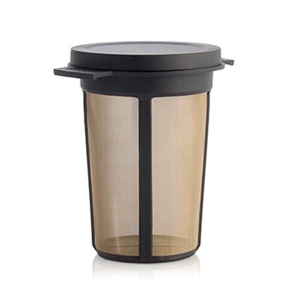 Micro-fine stainless-steel filter with lid / drip-off