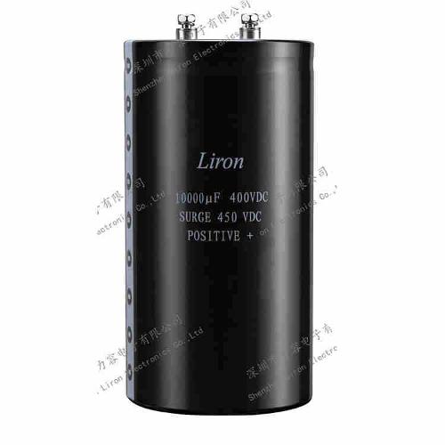 Liron LQR2A small size high ripple current screw terminal aluminum capacitor
