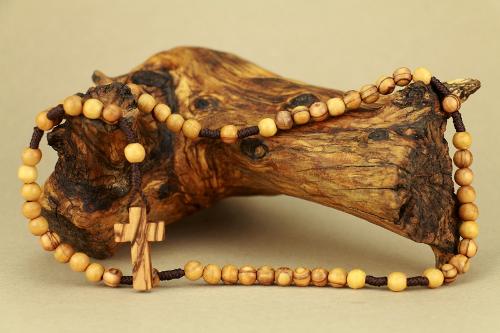 Olive Wood Rosary with Cross