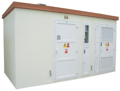 Compact transformer and connection prefabricated substations