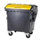 Plastic container 1100itres black and yellow VV
