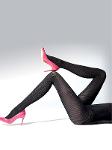 Ladies patterned tights made of microfiber producer