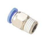 Pneumatic Fittings - PC Series Male Connector, Male Straight
