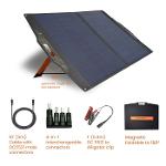 100W Portable Thin Film Solar Blanket