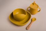 Complete meal set (meal set + plate + multifunction cup) - Mustard