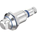 Stainless steel compression latch for hygienic areas