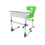 ADJUSTABLE STUDENT DESK AND MONOBLOC CHAIR