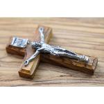 Olive Wood Crucifix Wall Cross